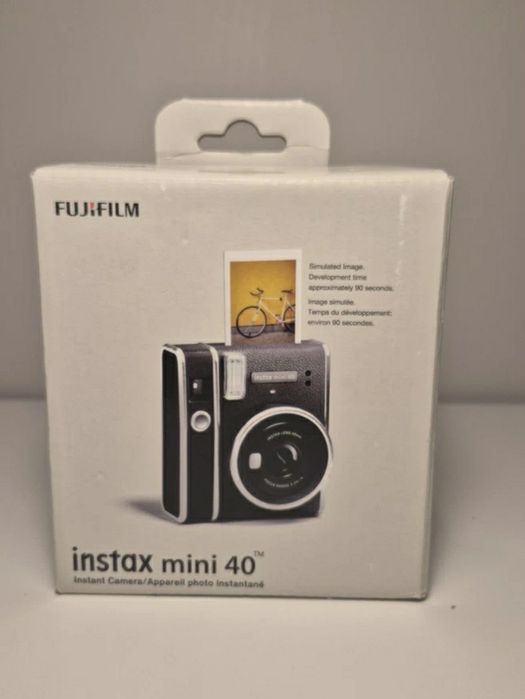Instax Mini 40 Fujifilm - Preto - Máquina Fotográfica Instantânea