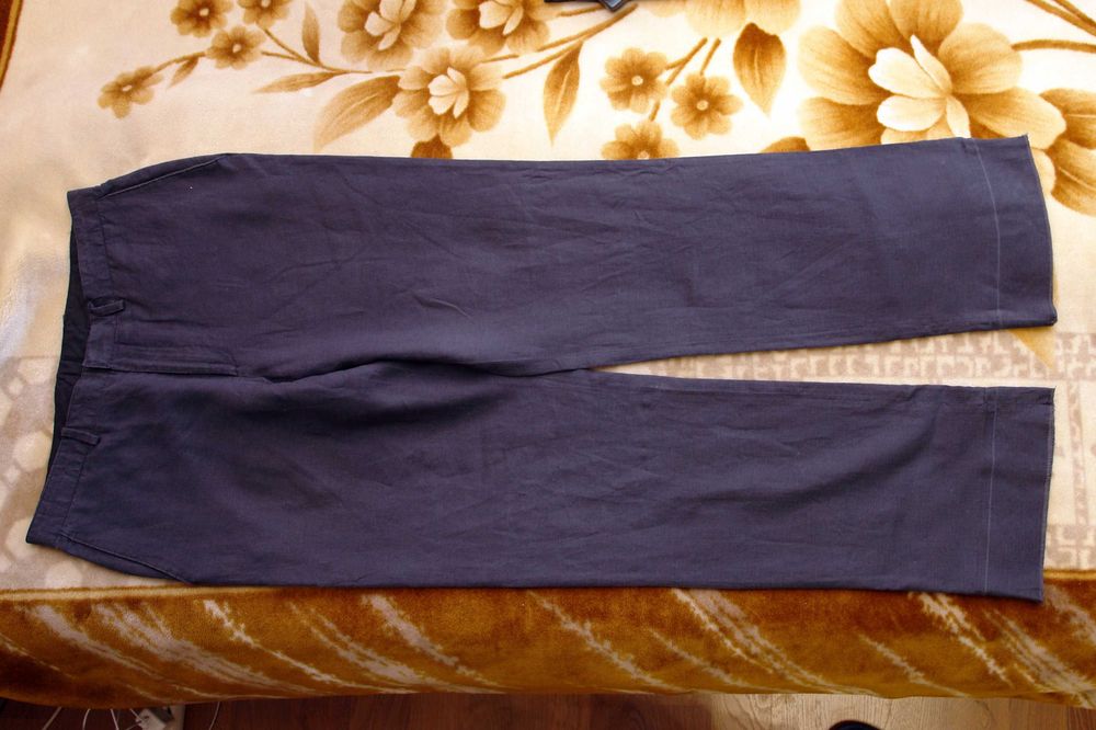 Чинос chino Zara, лён. брюки Arber хлопок Размер 48-50. Длинные
