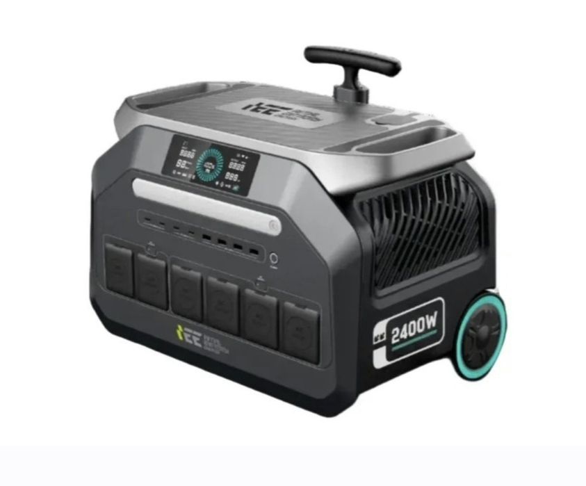 ХIТ‼️ Зарядна станція Екофлоу IEETek P2400 (2400 Вт, 51.2 В, 40 А·год)  2,4 кВт, э 3,2 кВт Eco Flow