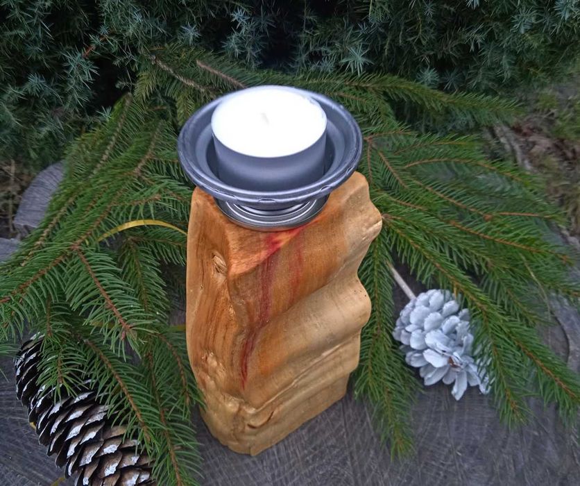 Підсвічник свічник дерево ручна робота бохо-шик еко
