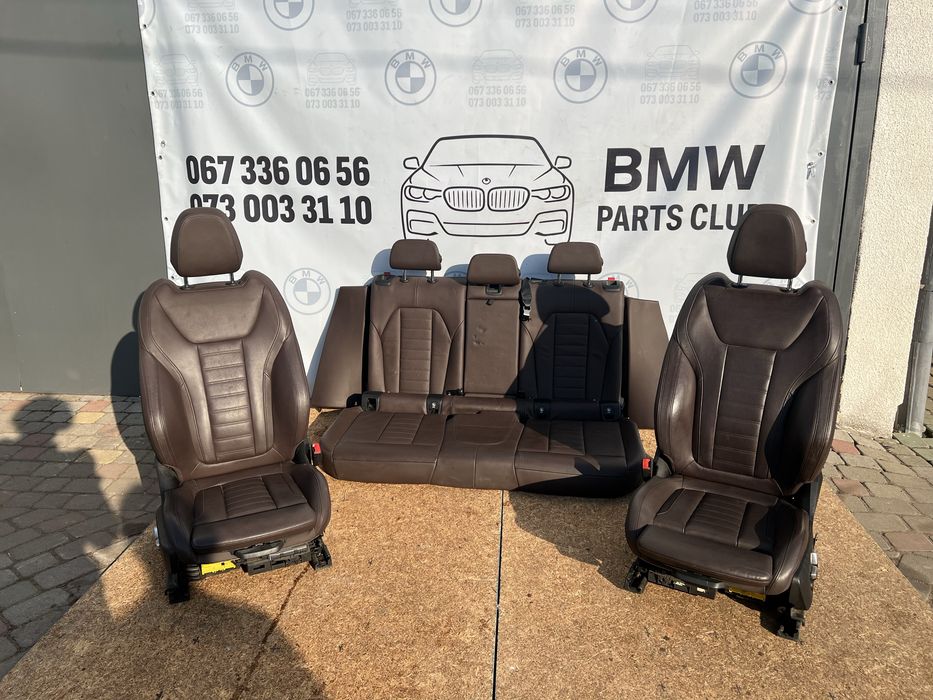 Салон BMW X3 G01 (коричнева шкіра)