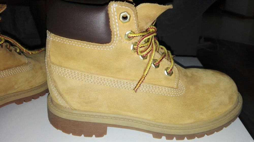 Timberki musztardowe I kozaki na zime chlopiece