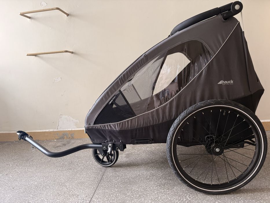 Przyczepka rowerowa dla dzieci Hauck Dryk Duo wózek