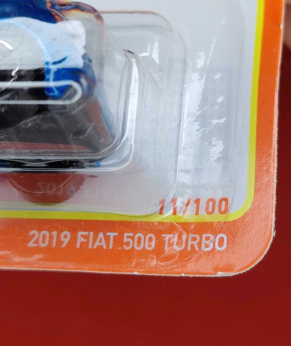 Matchbox 2019 fiat 500 turbo 11/100