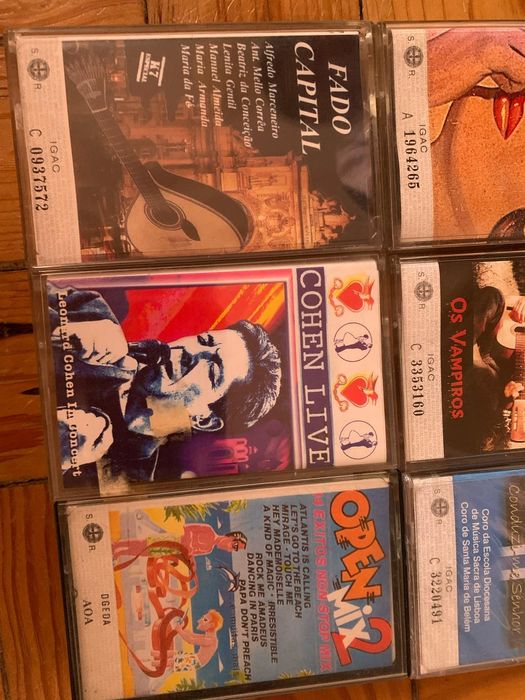 Cassetes de música Originais