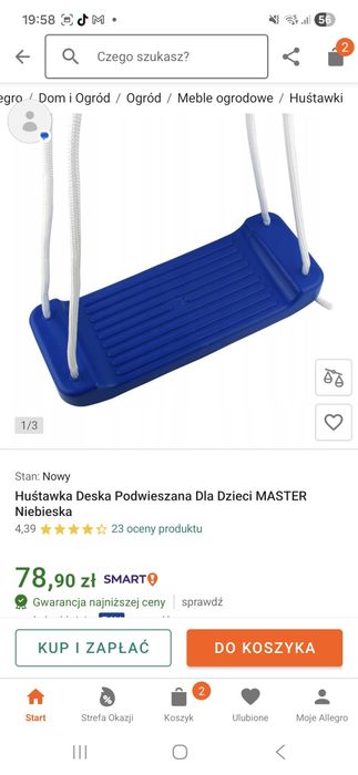Hustawka ogrodowa stelaz,gniazdo,deska do bujania