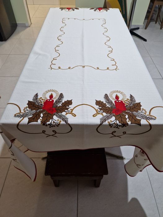 Obrus na Boże Narodzenie prostokątny