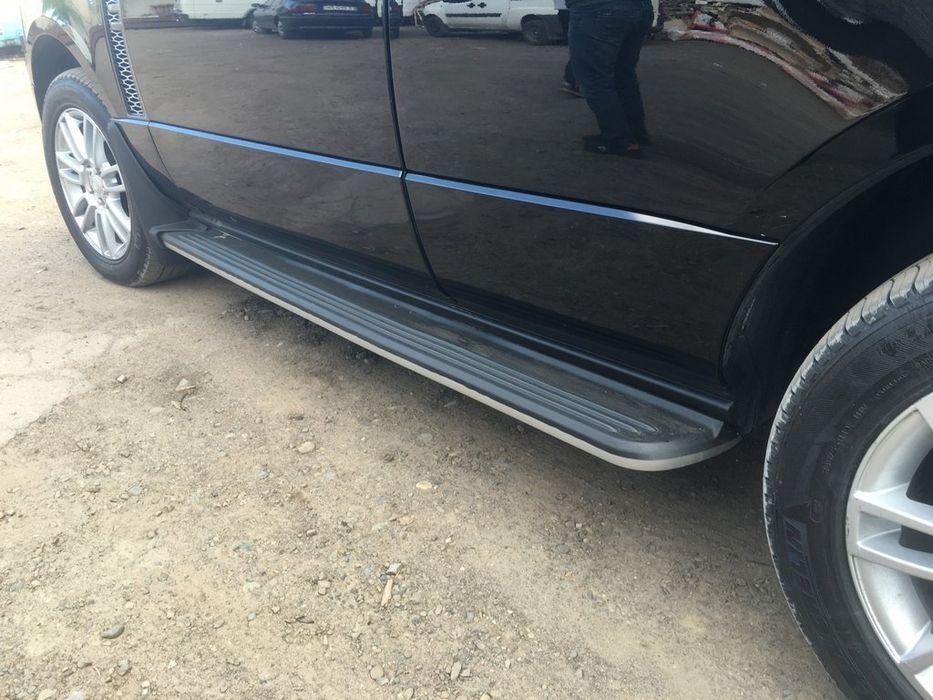 Гарагтія! Бокові пороги Range Rover / Sport. Юбки на Рендж Ровер обвіс