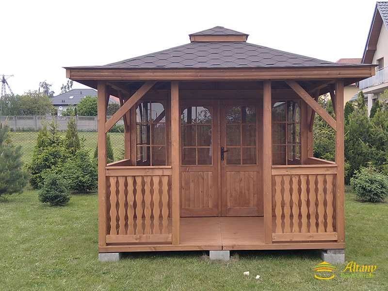 Altana 28 Ogrodowa 3x4,5m Stylizowana | Gont i Impregnacja PRODUCENT