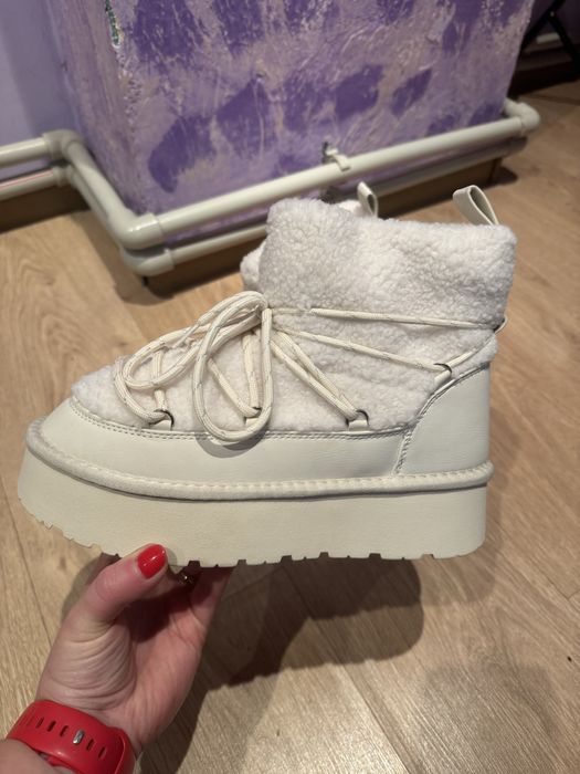 черевики-снігоходи з платформою.  ( угги) жіночі