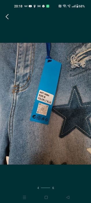 Piękne jeansy denim