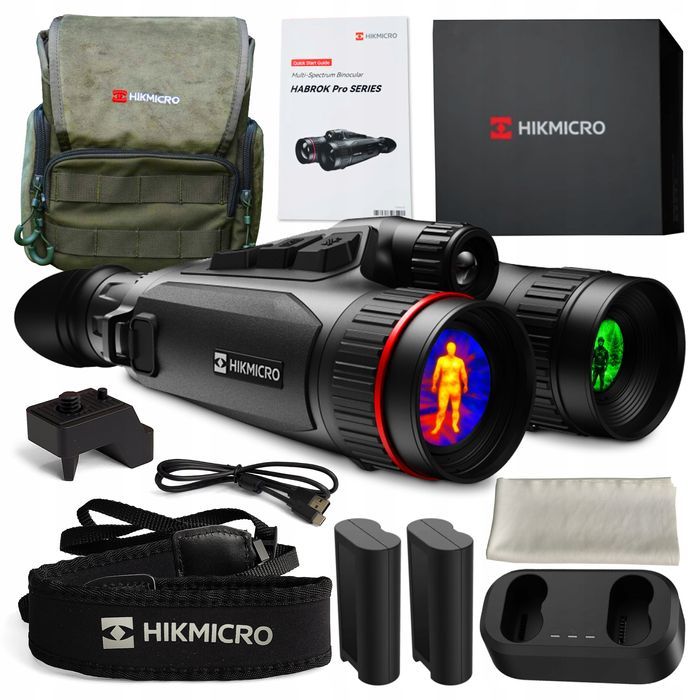 NOWA Lornetka termowizyjna noktowizyjna 3w1 HIKMICRO Habrok PRO HQ50LN 940 + LRF ORYGINALNY Zestaw FV GWARANCJA SKLEP Katowice + Wysyłka cała Polska