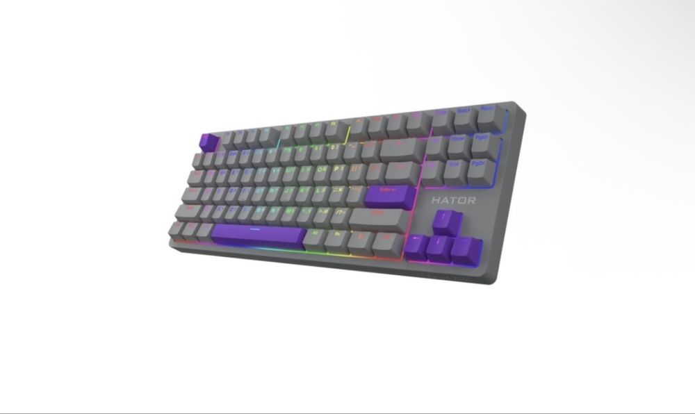 Клавиатура HATOR Rockfall 2 Mecha TKL Autograph Edition Titanium