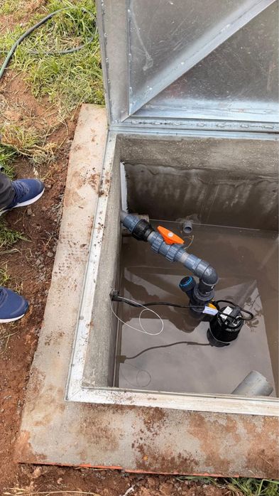 Instalação e reparação de bombas de Esgoto