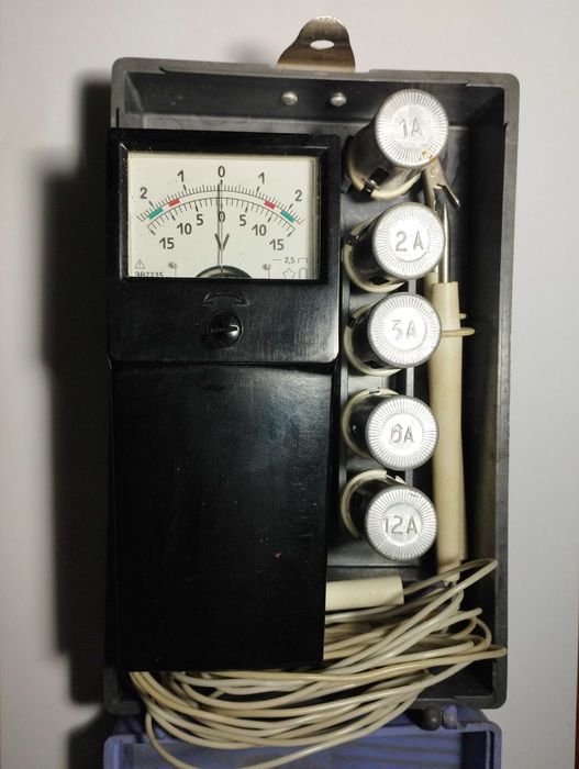 Нагрузочная вилка (Вольтметр) для проверки аккумуляторов времен СССР ...