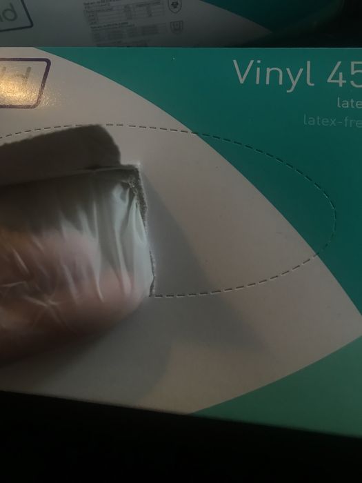 Rękawiczki jednorazowe Bingold Vinyl 45Plus bezpudrowe dobra jakość