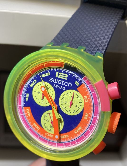 SWATCH Neon SB06J100 - unikatowy, stylowy, kultowy