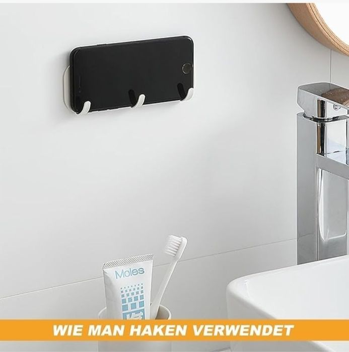 Samoprzylepne wieszczki na ręczniki metalowe