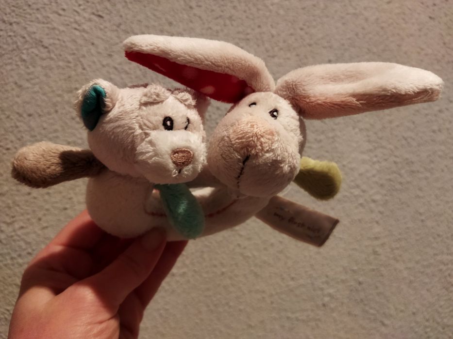 Брязкальце "Rabbit Tilli & Bear Taps" NICI.