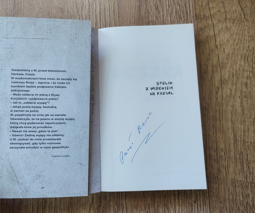 Paweł Reszka - Stolik z widokiem na Kreml (z autografem)