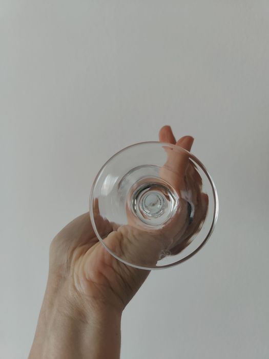 6 copos de cálice "tulipe"