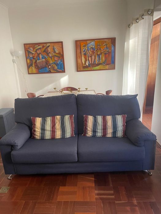 Sofa em tecido 2 lugares