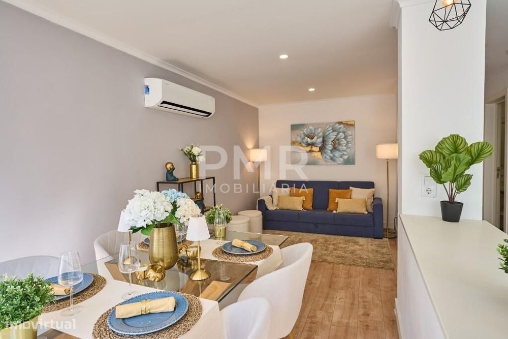 T2 remodelado com 2 casas de banho, em Benfica, próximo ao Califa e ao