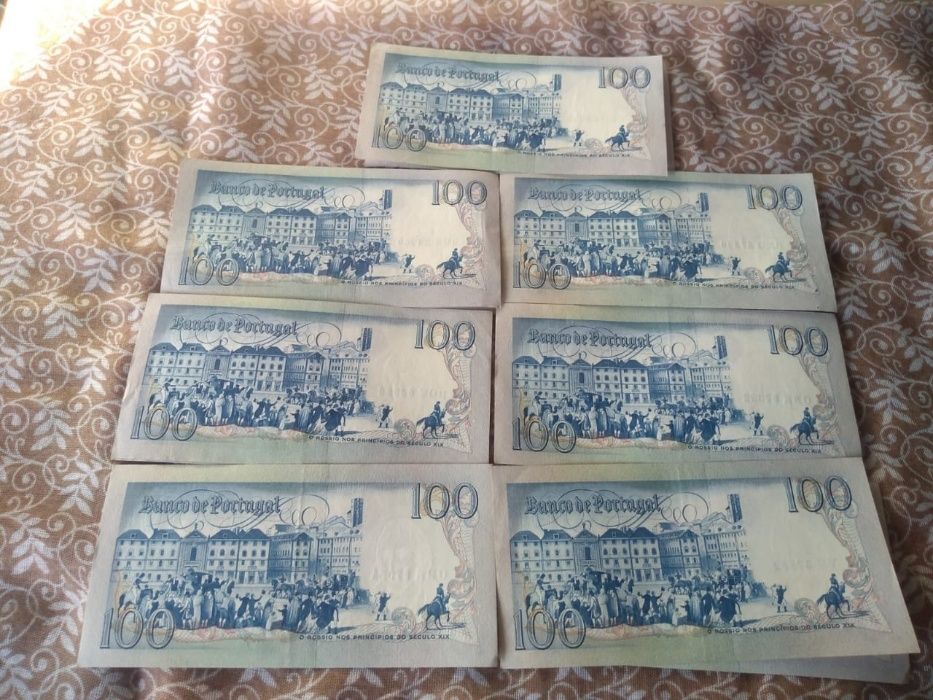 Lote 12 Notas 100 Escudos (BOCAGE) 1981 /1984 /1985