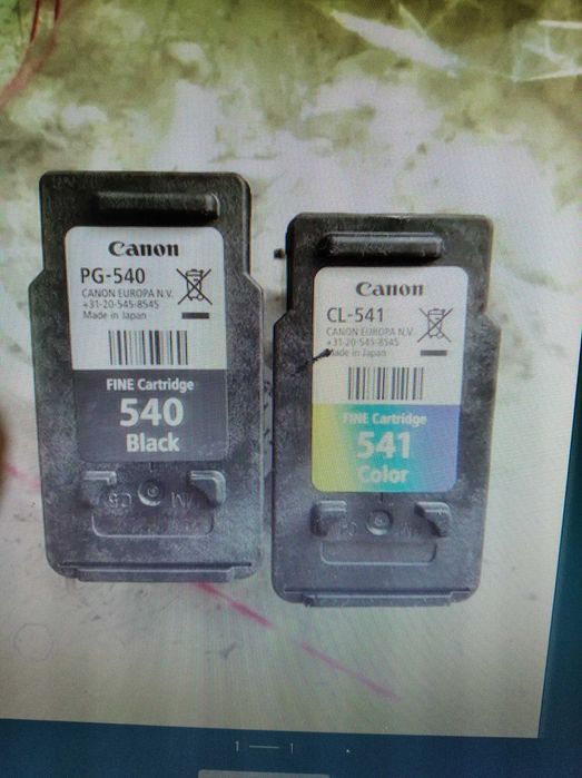 Tusz do Canon BL540 i CL542 puste