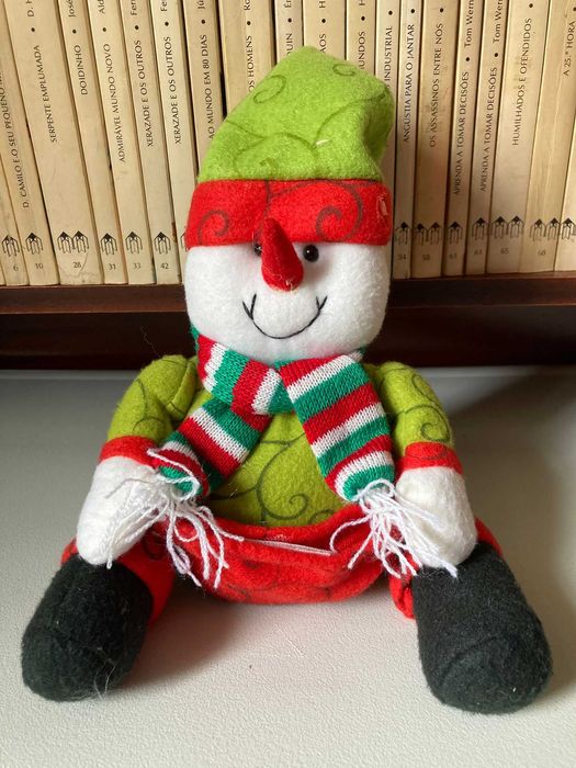 Peluche de Natal - Boneco de Neve