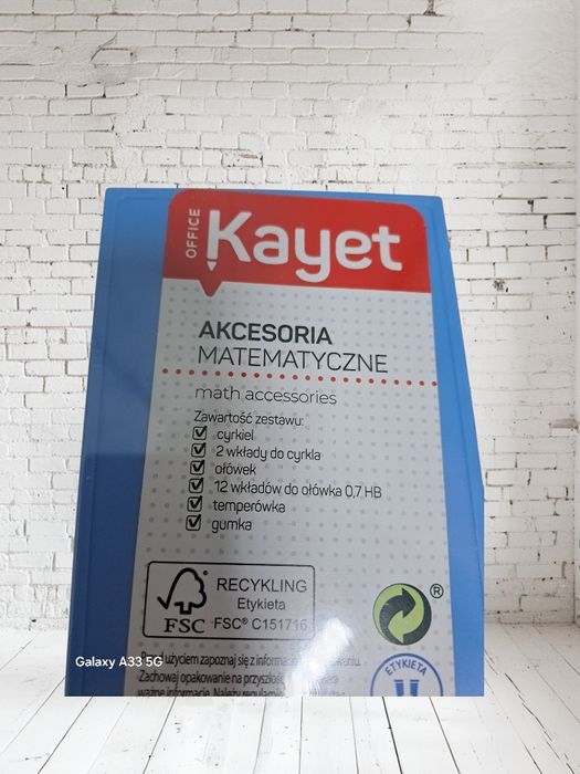 Cyrkiel,  ołówek,  wkłady,  temperówka,  Kayet.