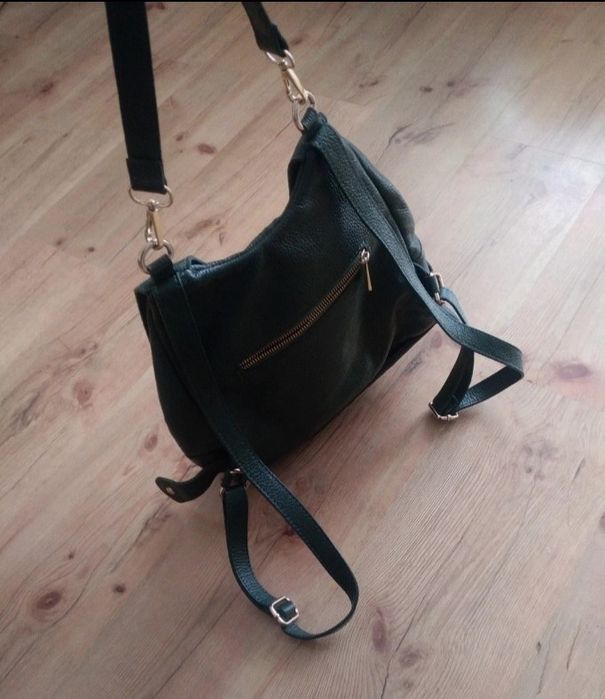 Torebka i plecak  2w1 skóra naturalna   19V69