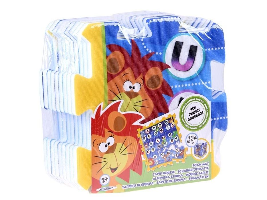 Puzzle Piankowe Mata Zwierzęta Alfabet Za3148