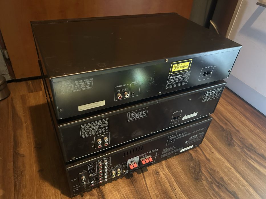 Wieża Technics Cd Deck Wzmacniacz