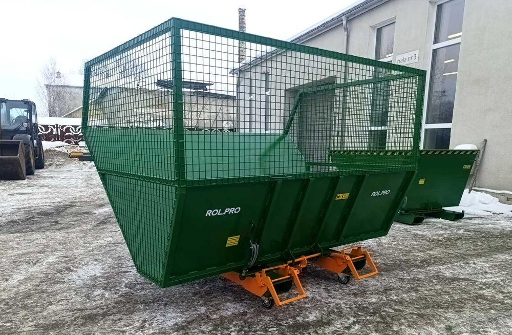 Koleba siatkowa / kosz samowyładowczy/kontener