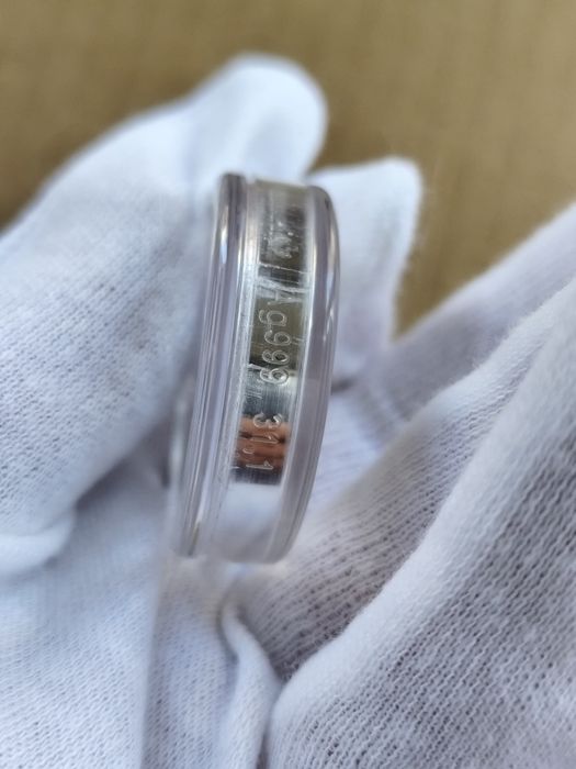 Косівський розпис,срібна монета НБУ ,2017 рік