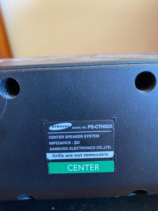 Subwoofer Samsung E coluna central