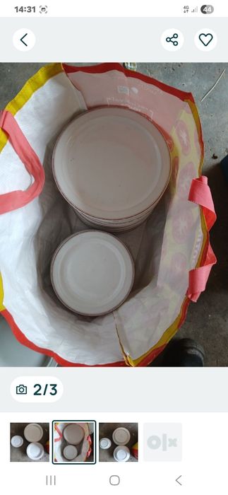 Pratos em bom estado