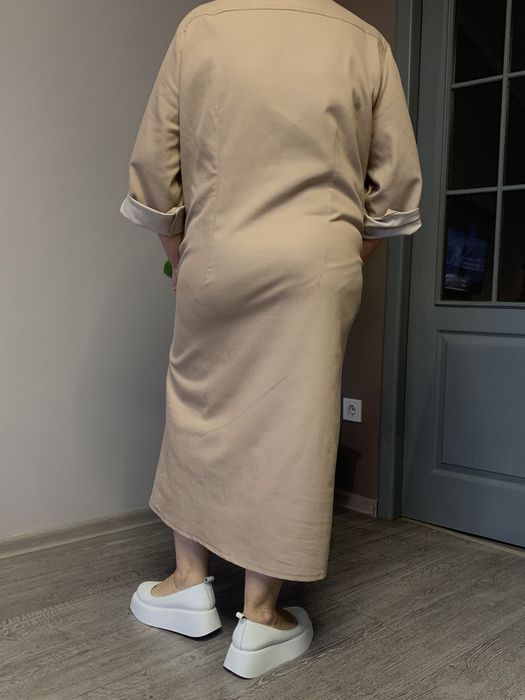 Джинсова сукня на великий розмір