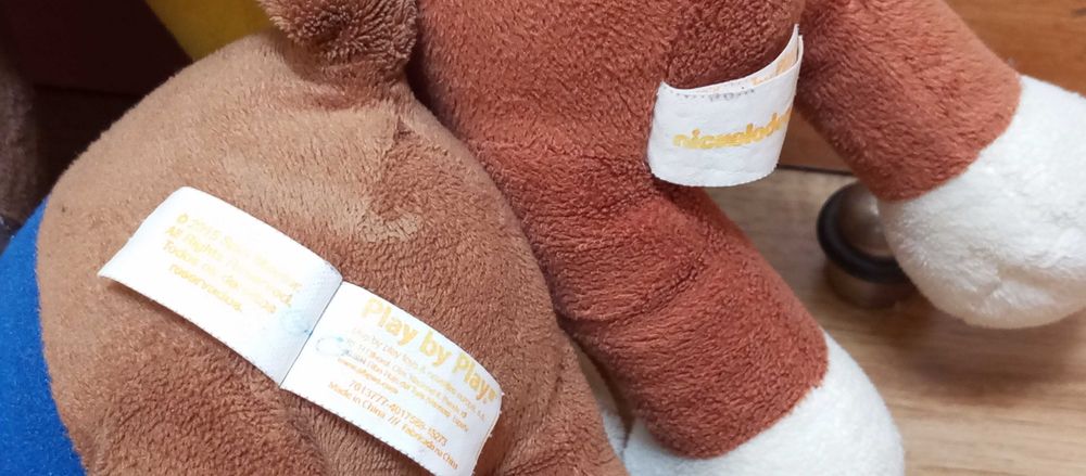 Peluches Patrulha Pata - Oficiais Nickelodeon - Chase e Rubble