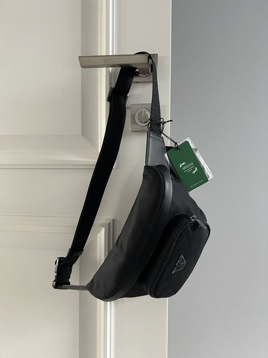 Поясна сумка бананка Emporio Armani оригінал