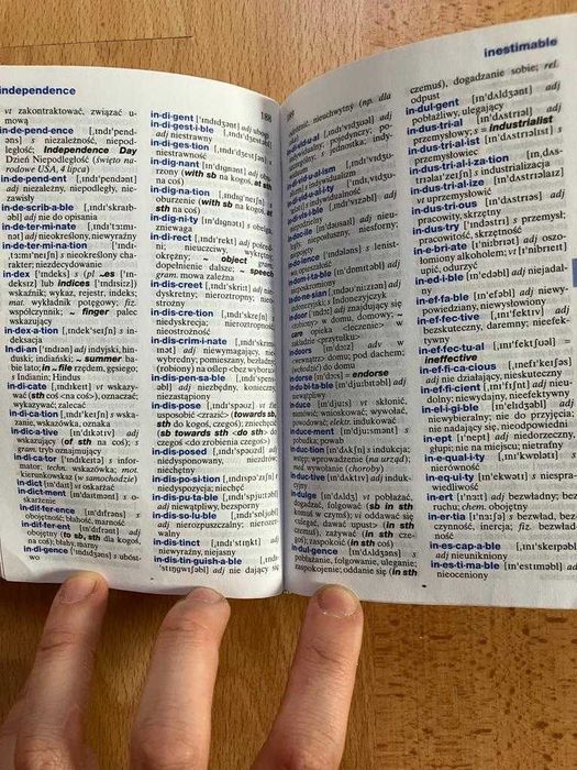 Słownik kieszonkowy polsko aniegielski, angielsko polski