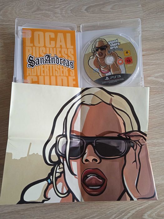 PS3 Lote 3 jogos GTA San Andreas, Ni No Kuni, Heavenly Sword