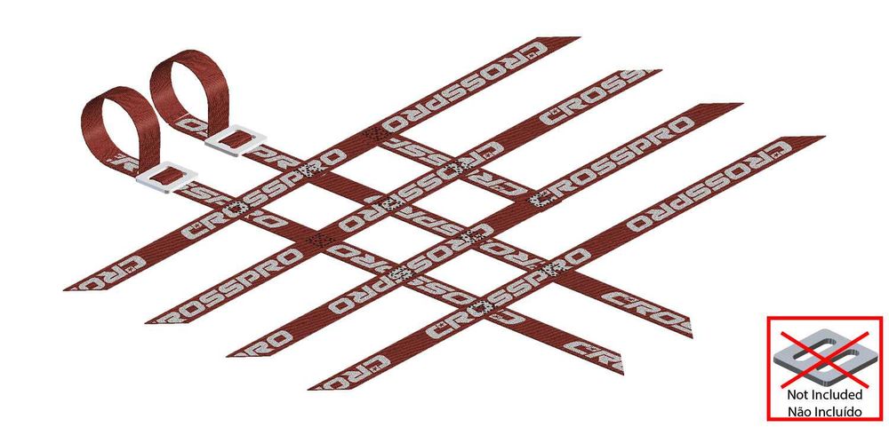 Correias Nerf bar Kit vermelho moto 4 atv CROSSPRO