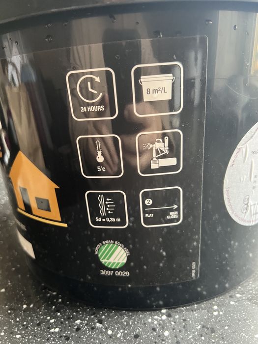 Farba fasadowa / elewacyjna  biala flugger 13 litrow