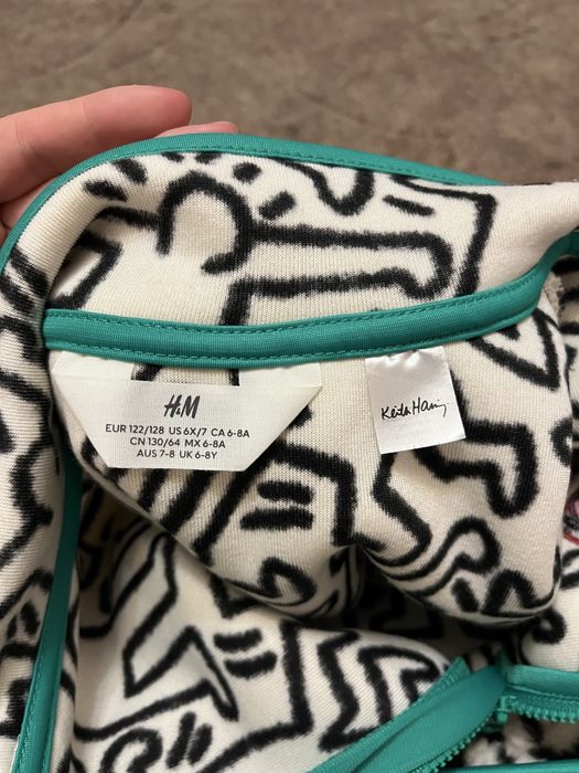 Флисовая кофта-куртка  H&M x Keith Haring 122/128