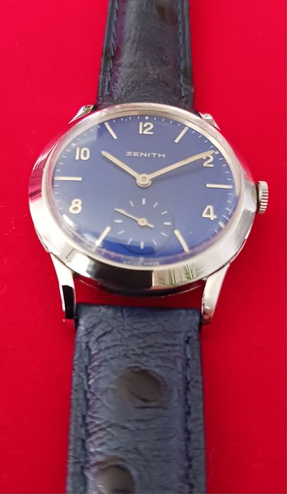 Zenith 35mm odnowiona tarcza i koperta. Zegarek jak nowy.