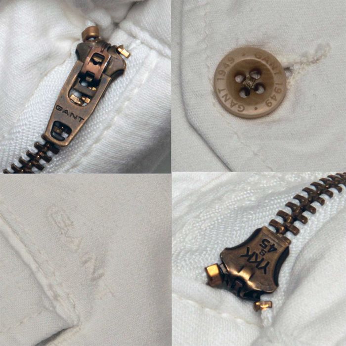 Gant рр us 8 uk 12 m-l карго брюки из хлопка и эластина, минеральные пуговки
