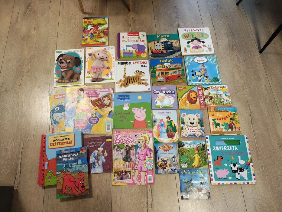 Empik książki ponad 20 pozycji. Bajki, wiersze, Tomek i przyjaciele.