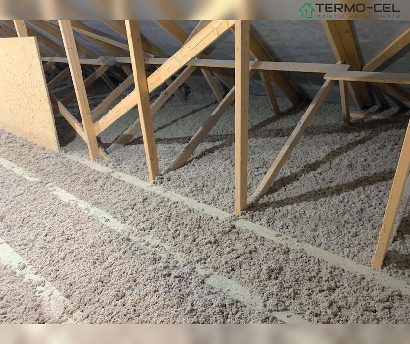 Ocieplenia celulozą, naprawa izolacji, wdmuchiwanie celulozy Termex